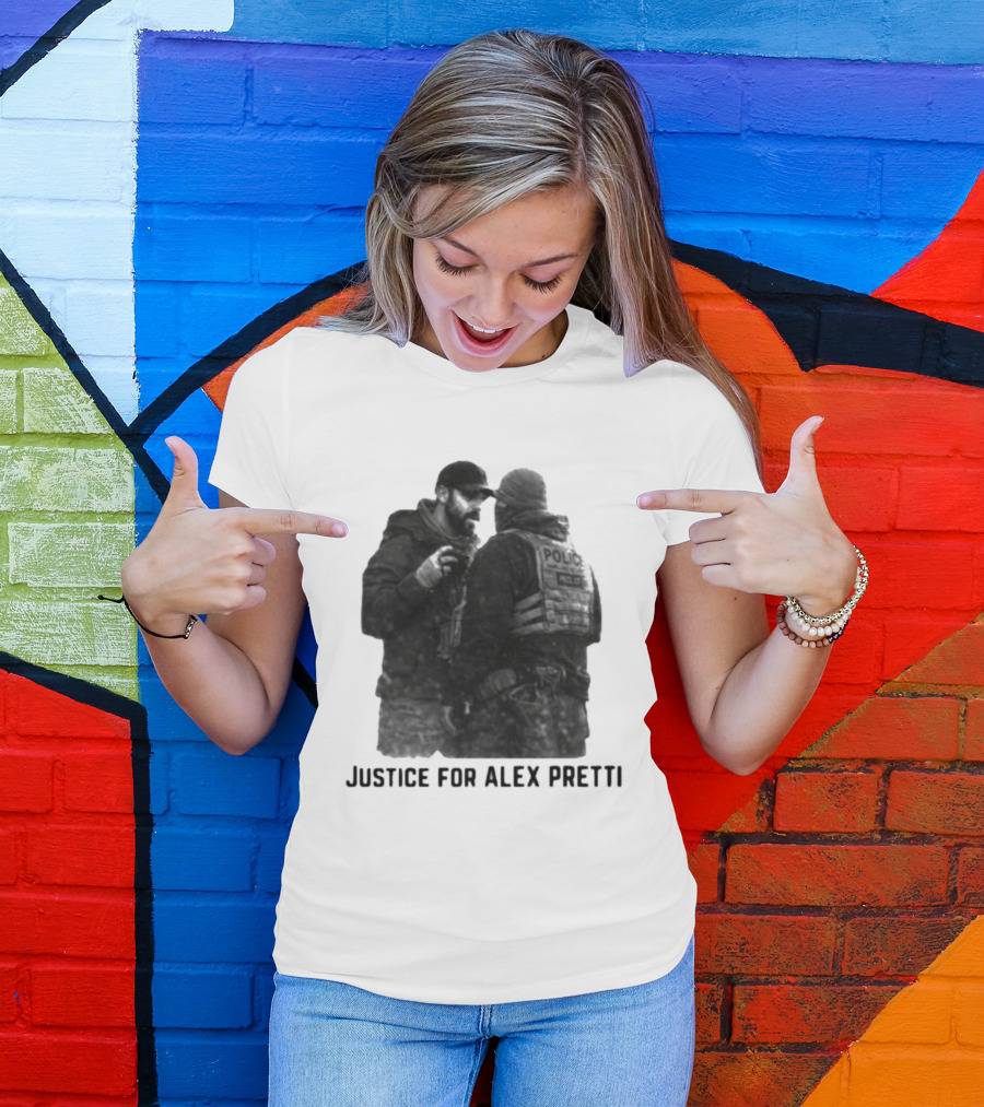 Justice For Alex Pretti Police Encounter T-Shirt