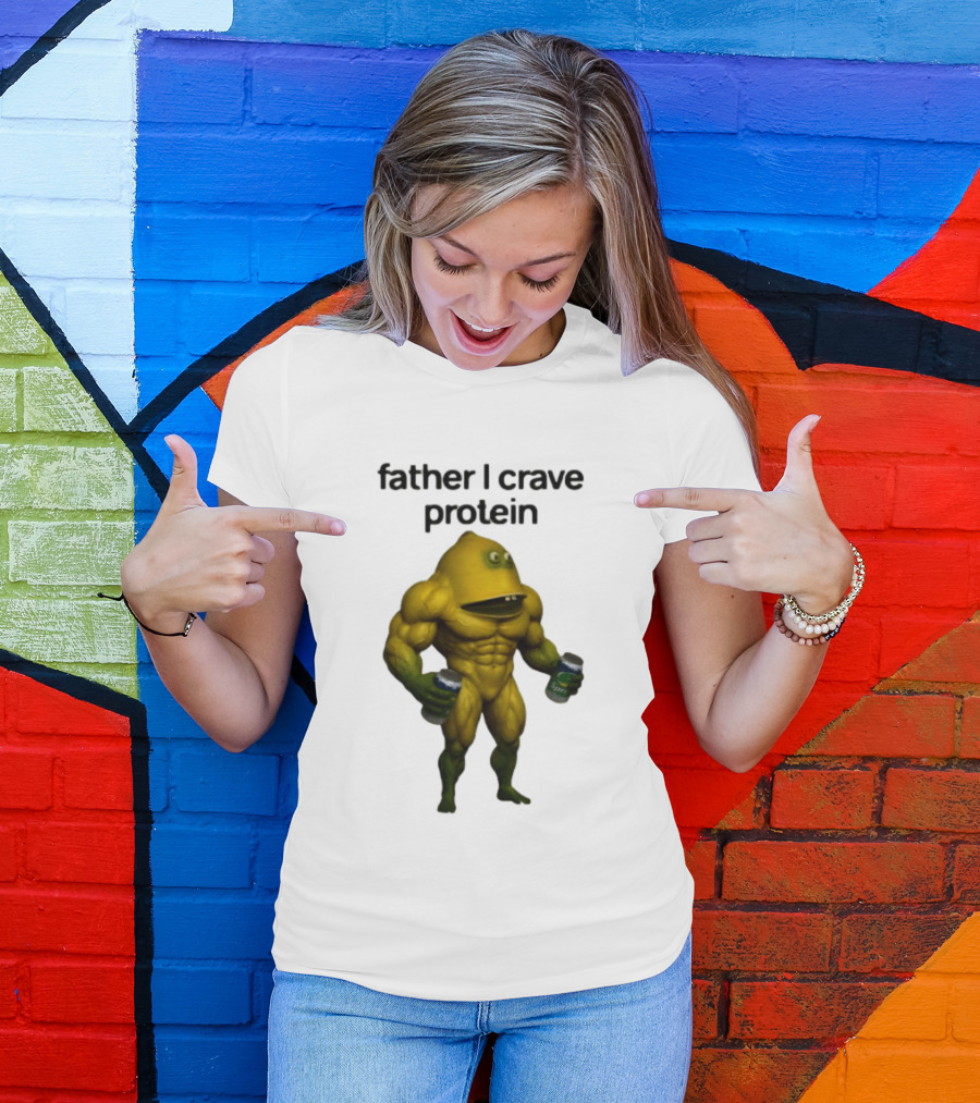 Father I Crave Protein Buff Monster Energy Can T-Shirt
