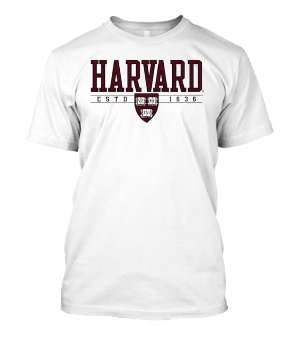 Harvard Crimson Estd 1636 University Seal T-Shirt