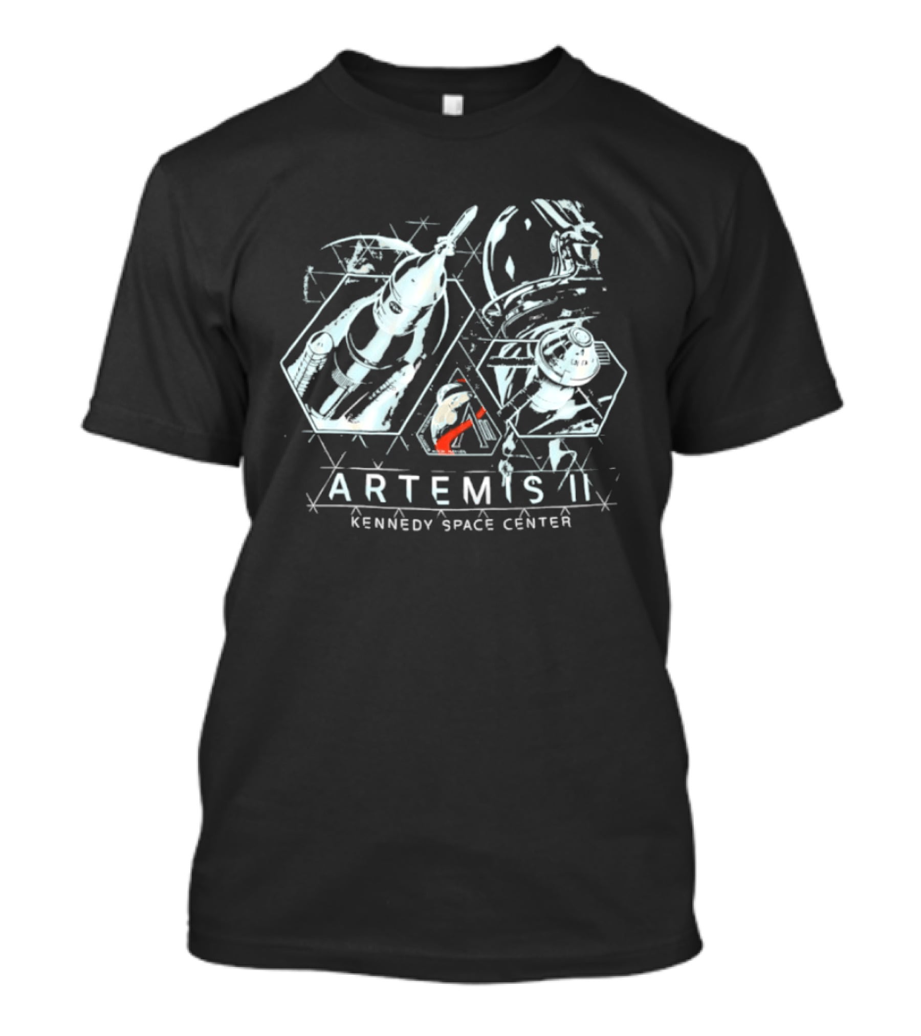 Artemis II Kennedy Space Center NASA Mission Rocket Launch T-Shirt