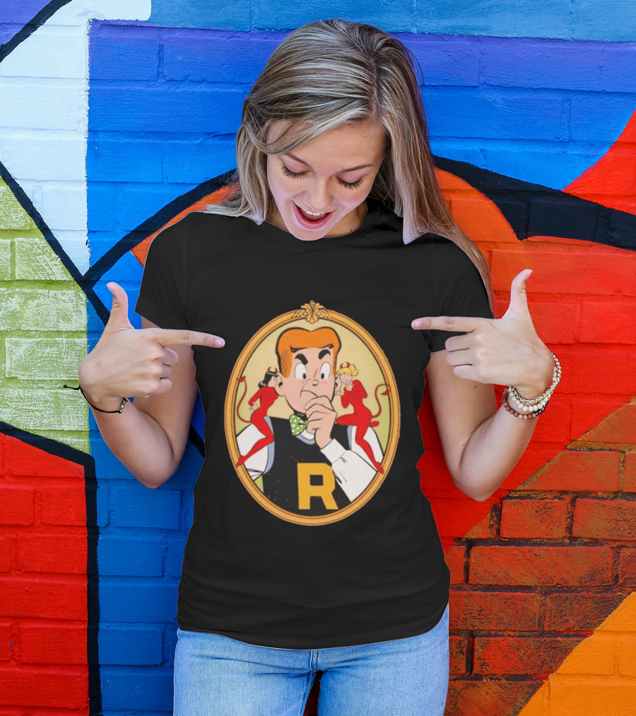 Betty And Veronica Devils Archie Comics Vintage Cartoon Characters T-Shirt