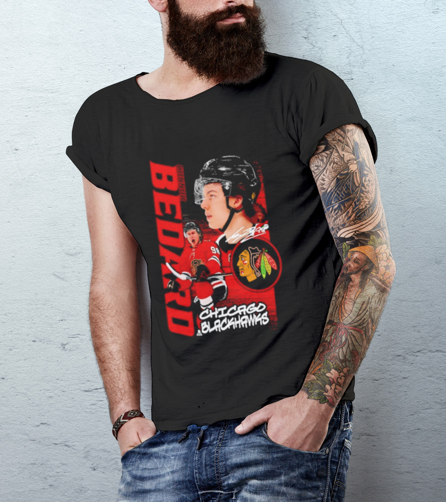 Connor Bedard Chicago Blackhawks Hockey Bedard T-Shirt