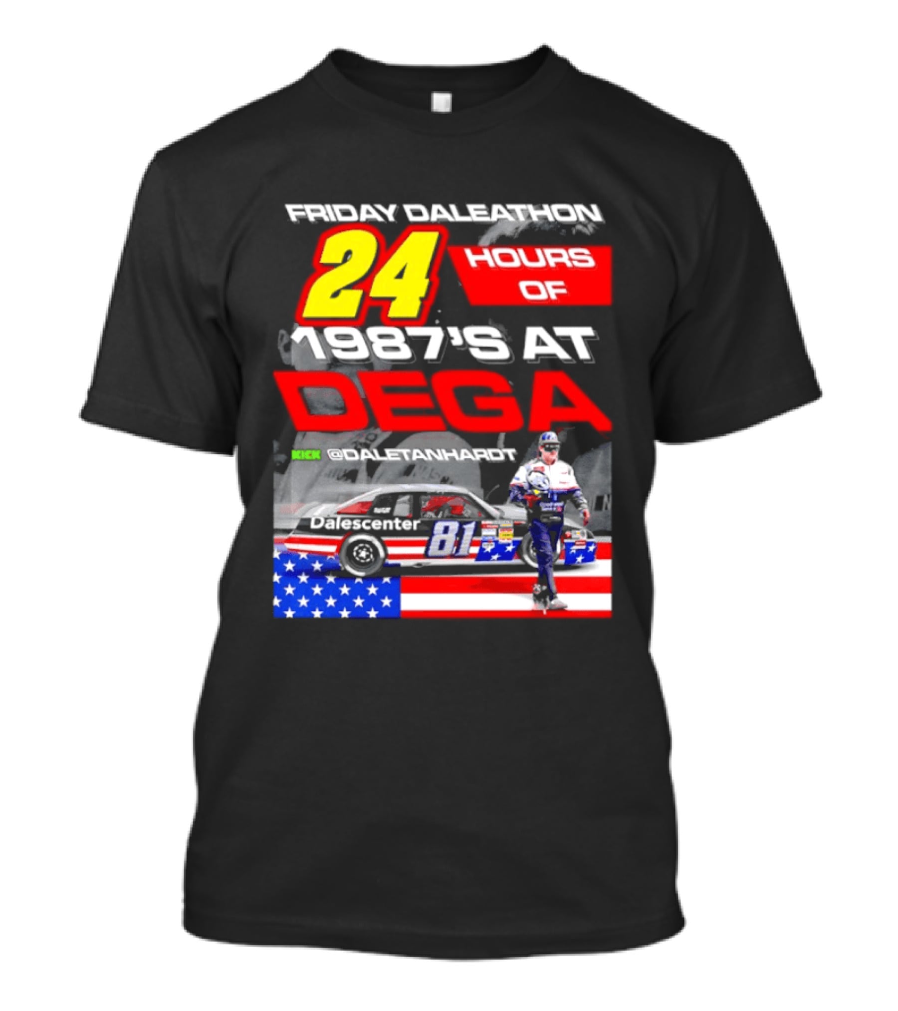 Friday Daleathon 24 Hours Of 1987's Race At Dega @DaleTanhardt 81 T-Shirt