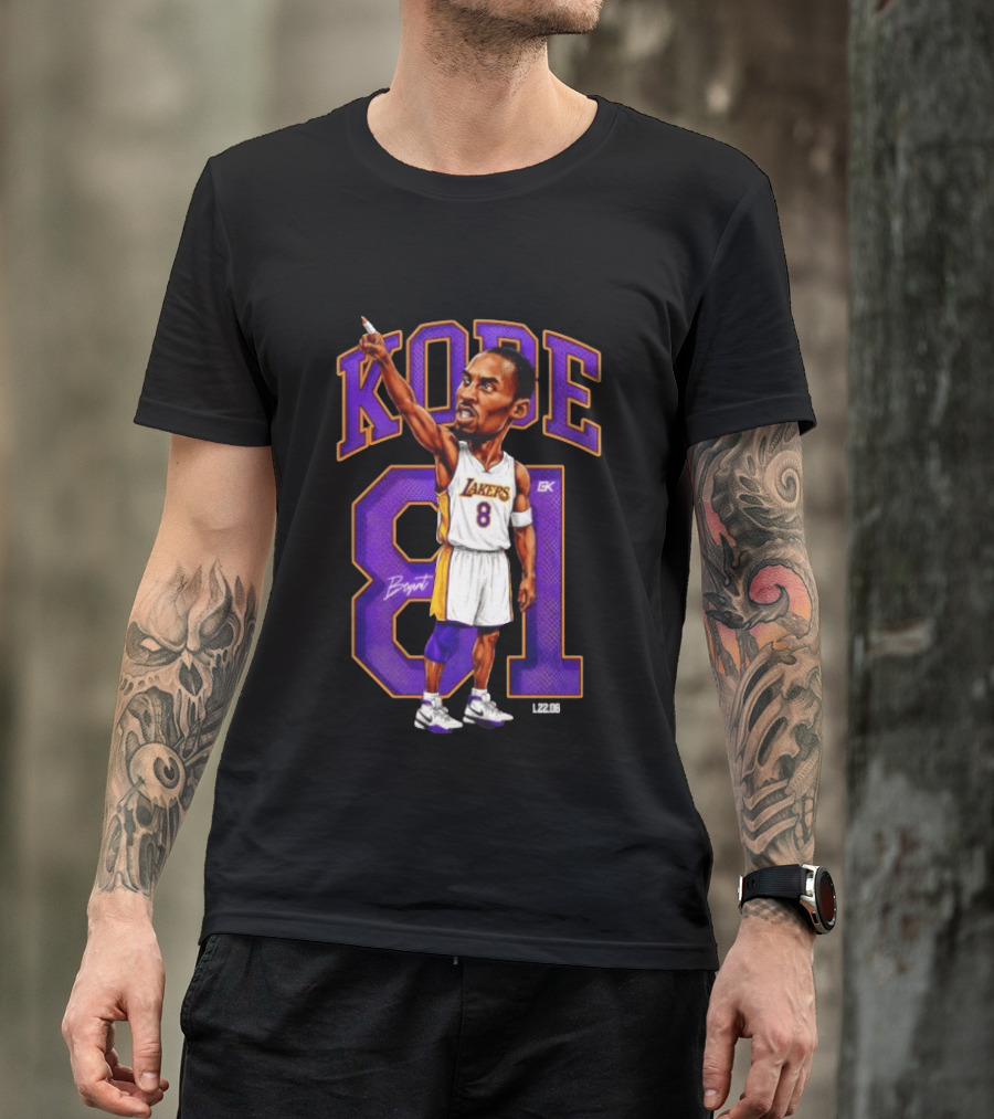 Kobe Bryant Lakers 81 Points Mamba T-Shirt