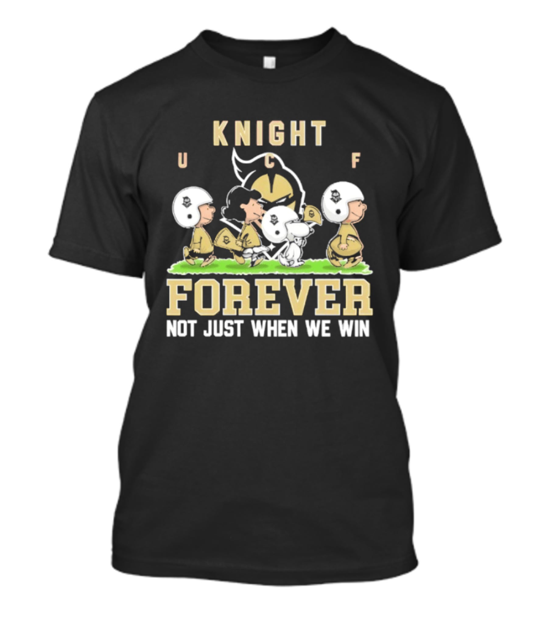 UCF Knight Peanuts Characters Forever Not Just When We Win T-Shirt
