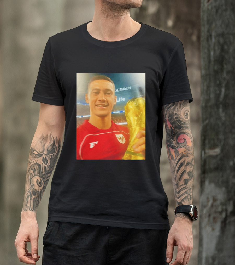 Life Stadium Álex Grimaldo Bundesliga Trophy Event Image T-Shirt