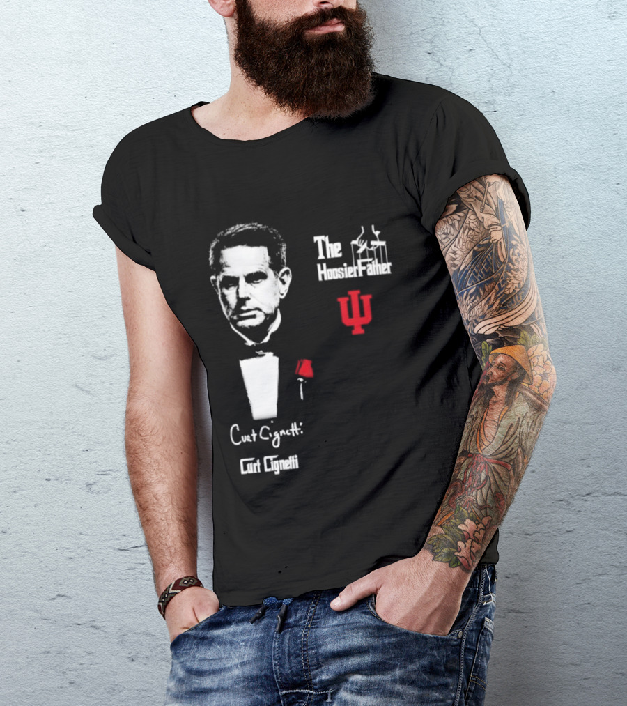 Curt Cignett The Hoosier Father IU Indiana University T-Shirt