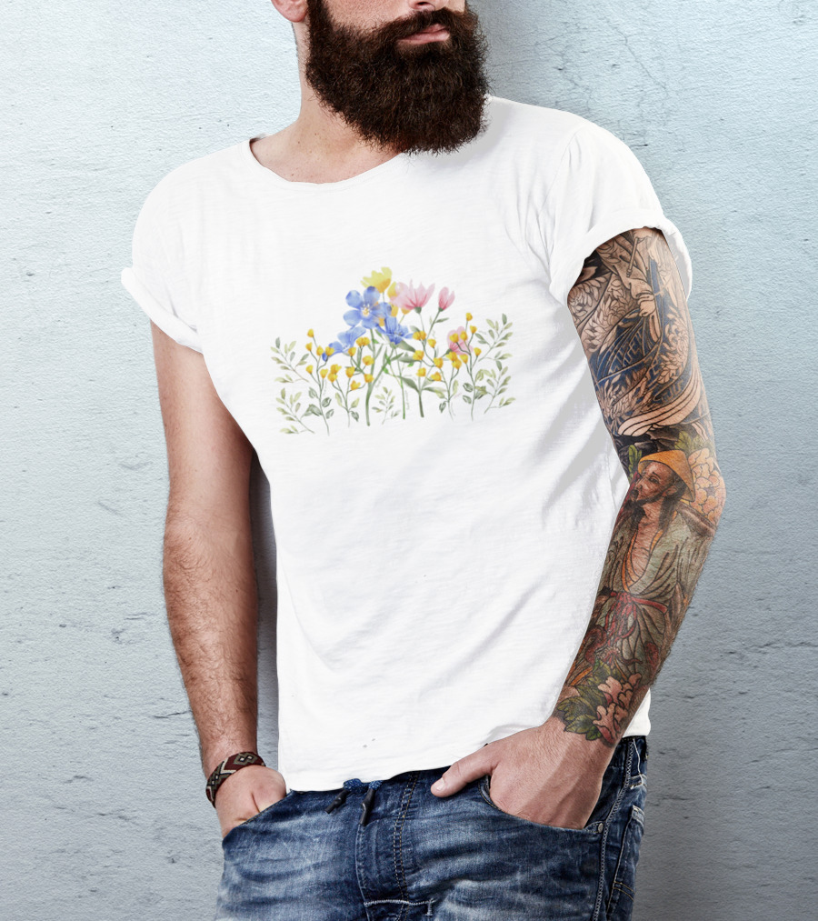 Wildflower Bouquet Nature Blossoms T-Shirt
