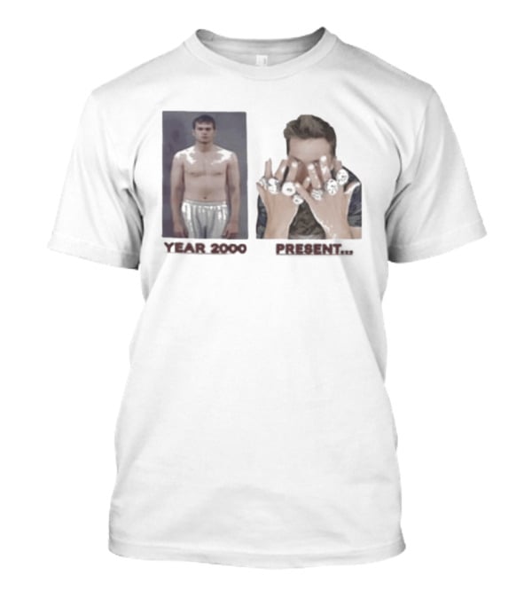 New England Patriots Tom Brady Year 2000 Present Rings T-Shirt