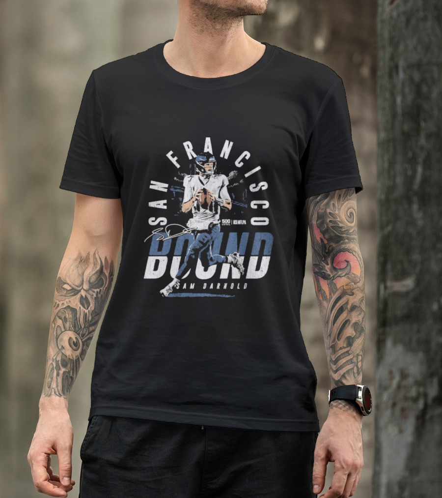 Sam Darnold San Francisco Bound Football Quarterback Journey T-Shirt