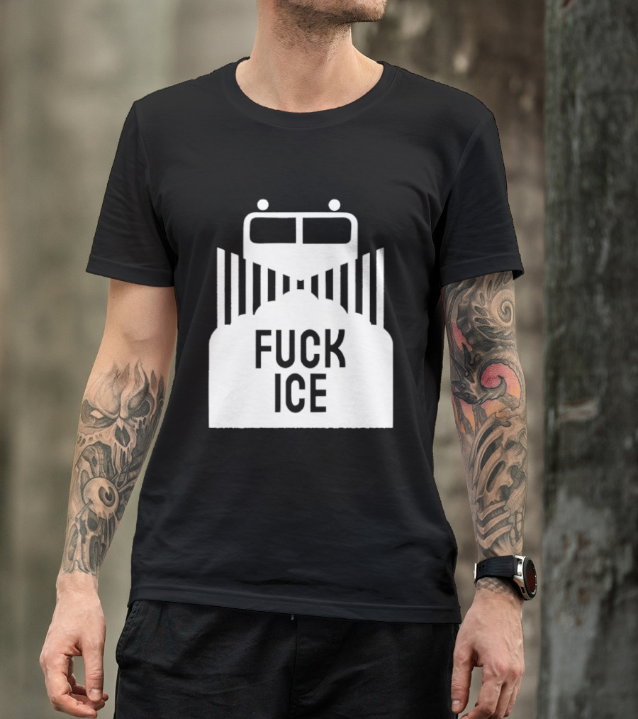 Fuck Ice Detention Abolition Protest Message T-Shirt