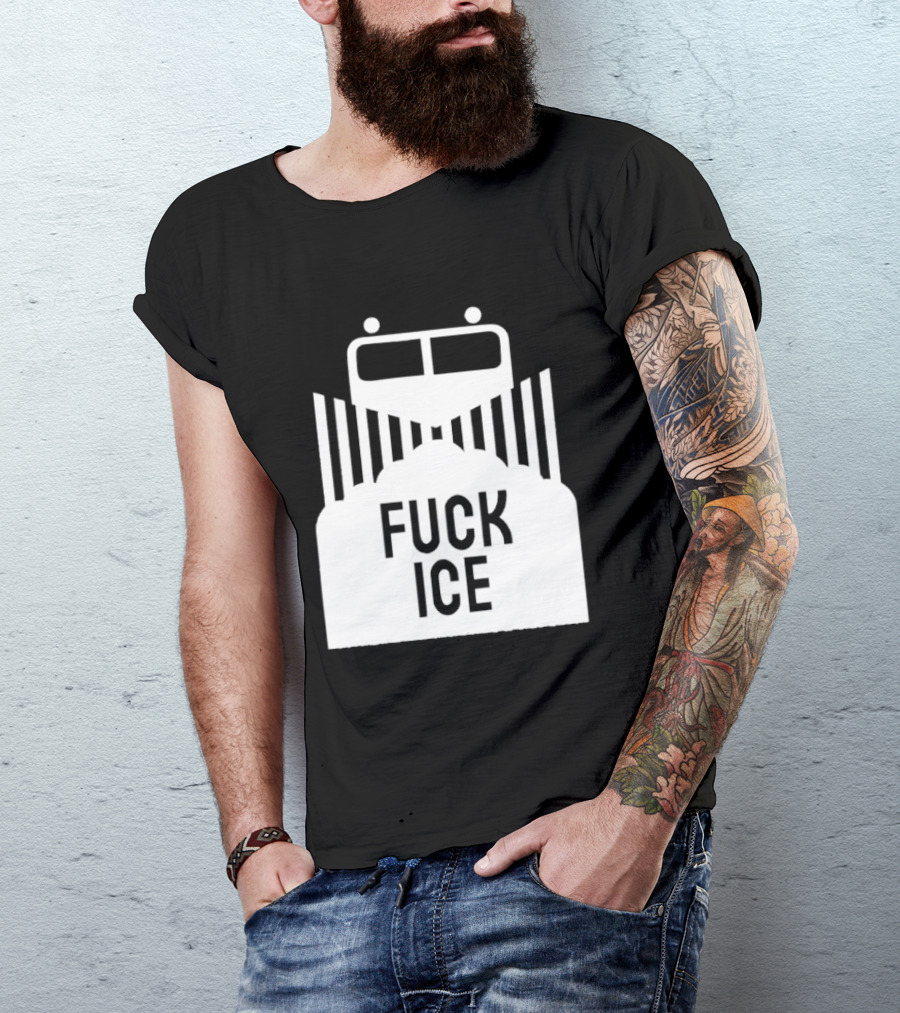 Fuck Ice Detention Abolition Protest Message T-Shirt