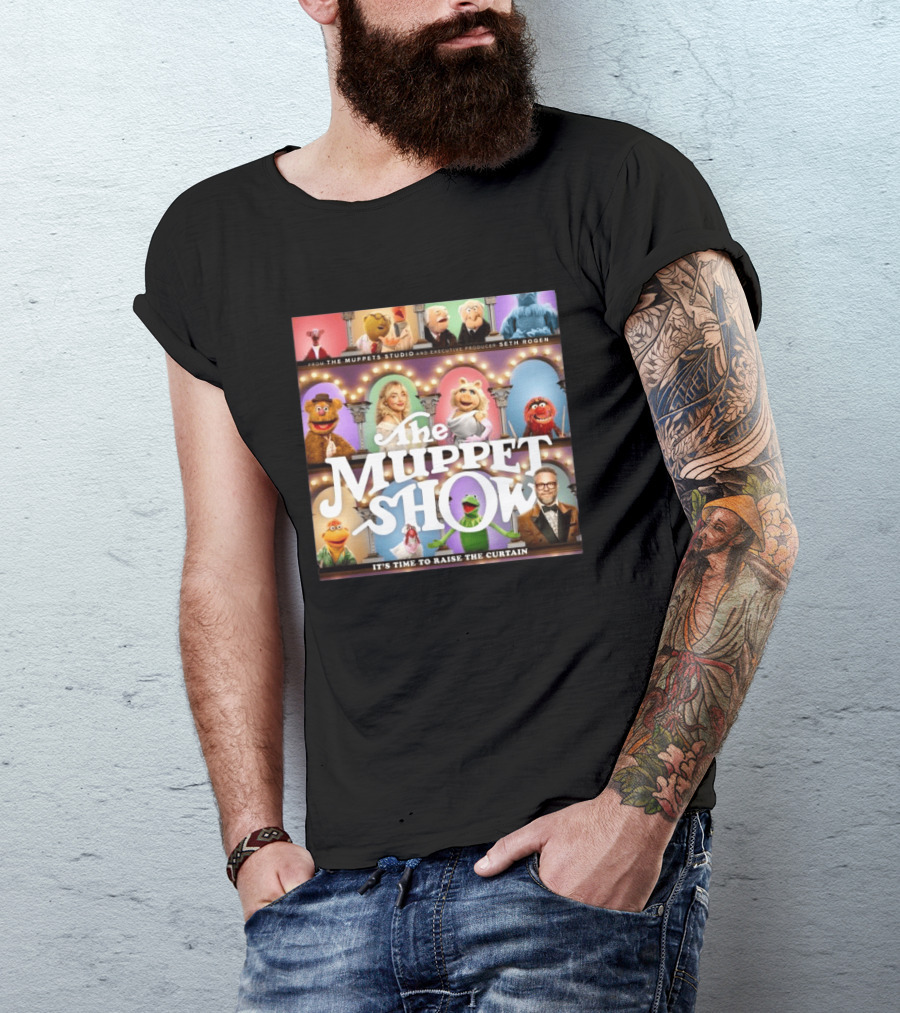 The Muppet Show It's Time To Raise The Curtain February 4 2026 Seth Rogen Executive Producer T-Shirt