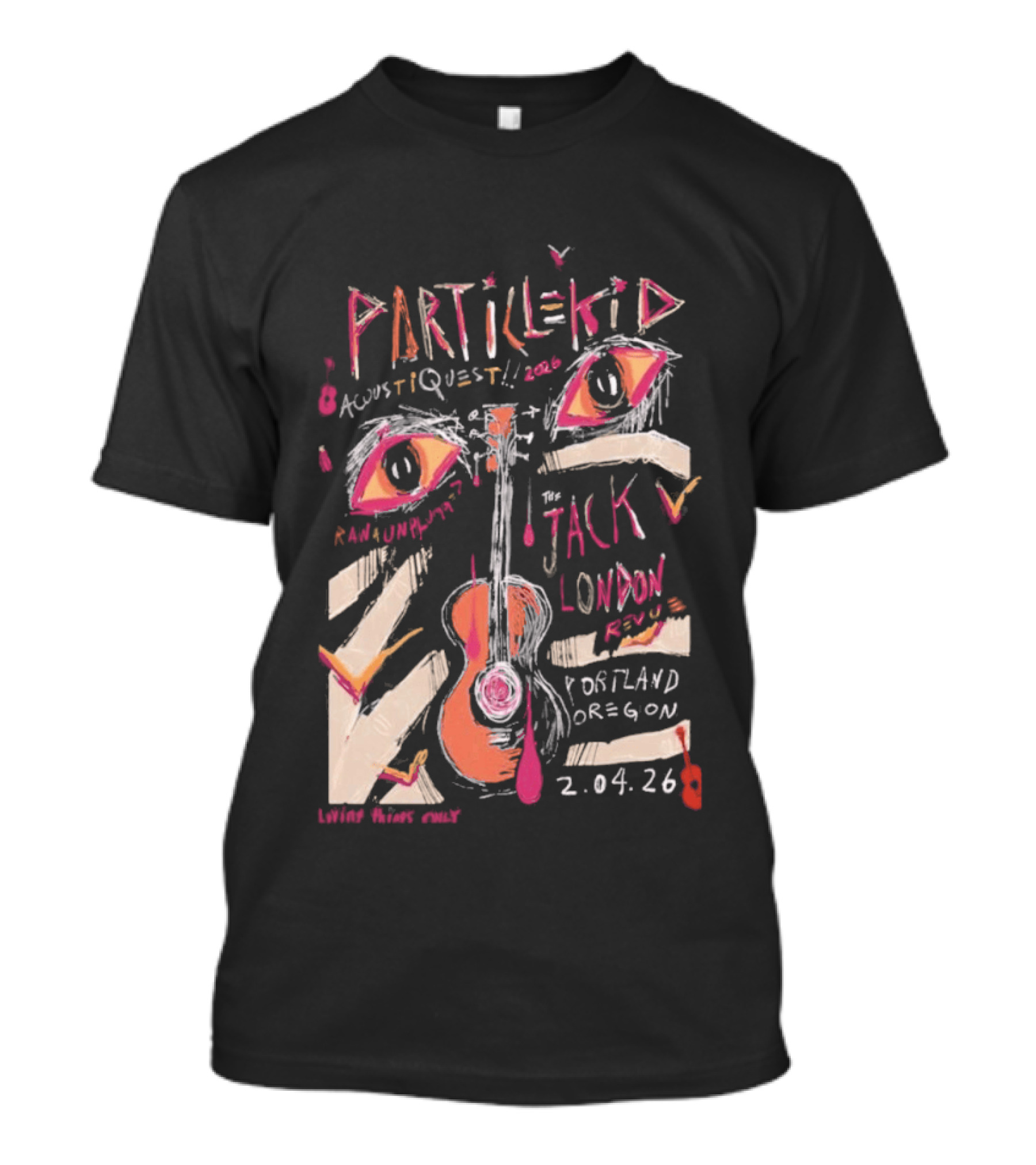 Particlekid AcoustiQuest Tour Portland Oregon 2026 Jack London Reimagined T-Shirt