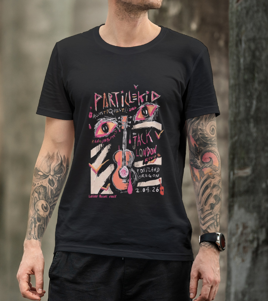 Particlekid AcoustiQuest Tour Portland Oregon 2026 Jack London Reimagined T-Shirt