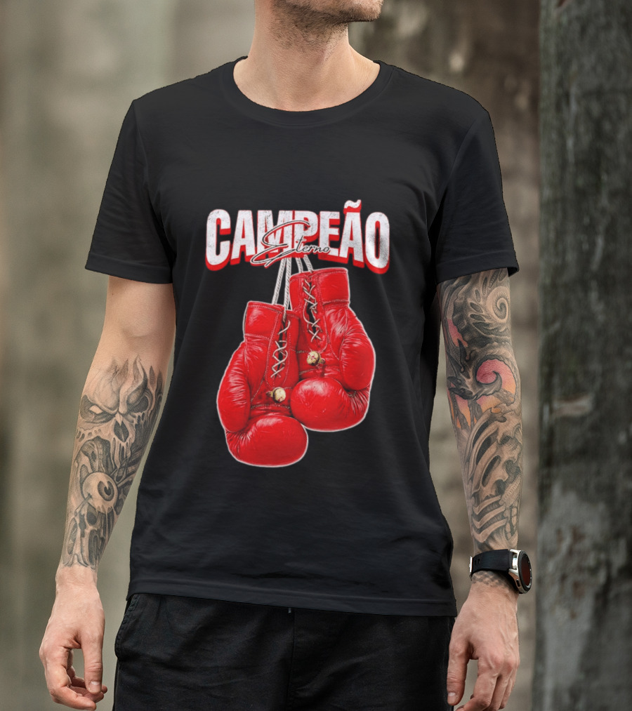 Campeao Eterno Red Boxing Gloves T-Shirt