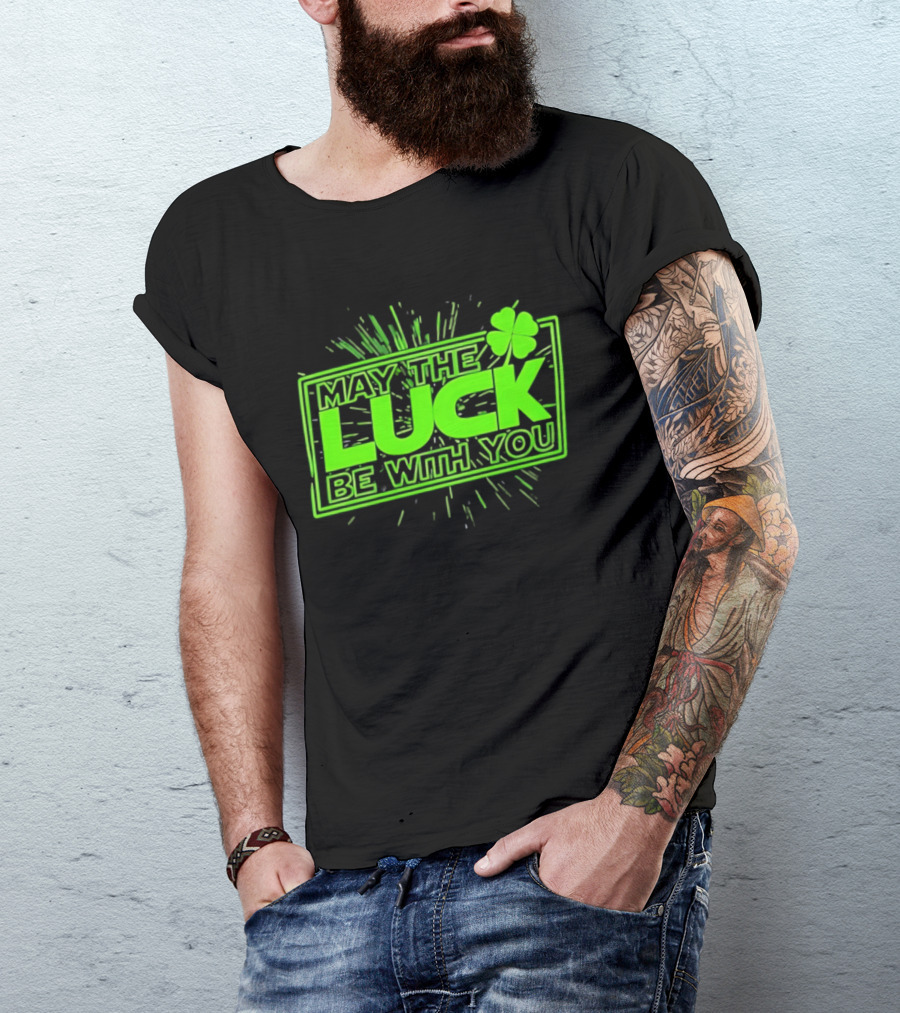 May The Luck Be With You Clover Star Wars T-Shirt