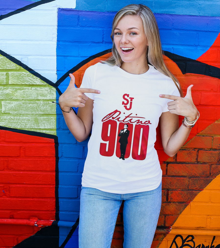 St. John's Rick Pitino 900 Victory Celebration 2026 T-Shirt