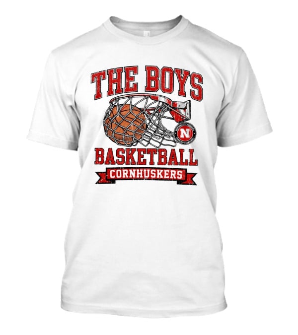 The Boys Basketball Cornhuskers N Iconic Hoop T-Shirt