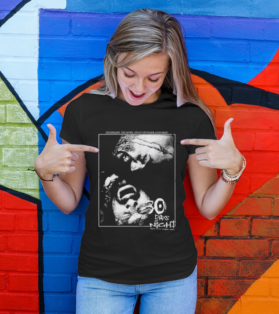 30 Days Of Night No Escape No Hope Only Hunger And Pain Graphic Novel Horror T-Shirt