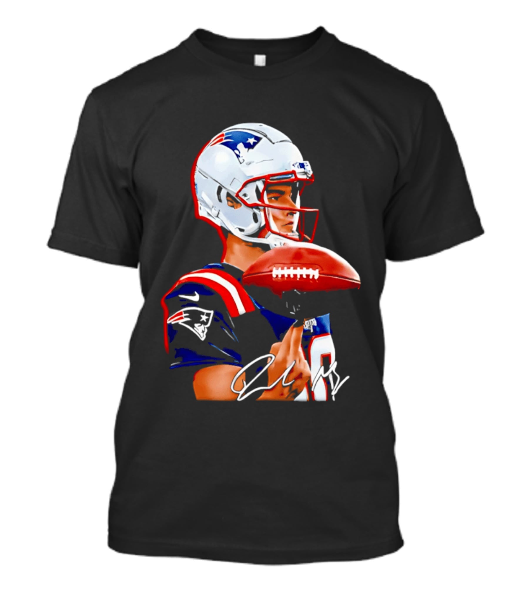 Drake Maye New England Patriots Quarterback Football Patriots Jersey T-Shirt