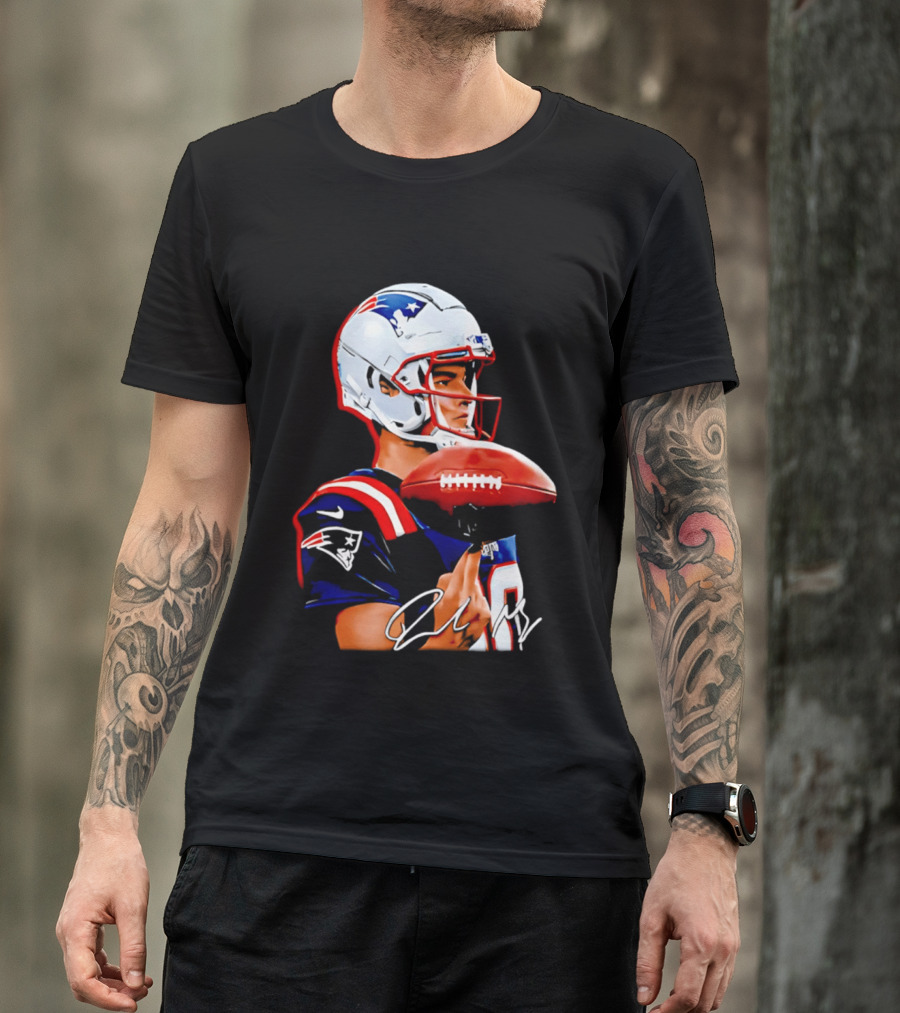 Drake Maye New England Patriots Quarterback Football Patriots Jersey T-Shirt