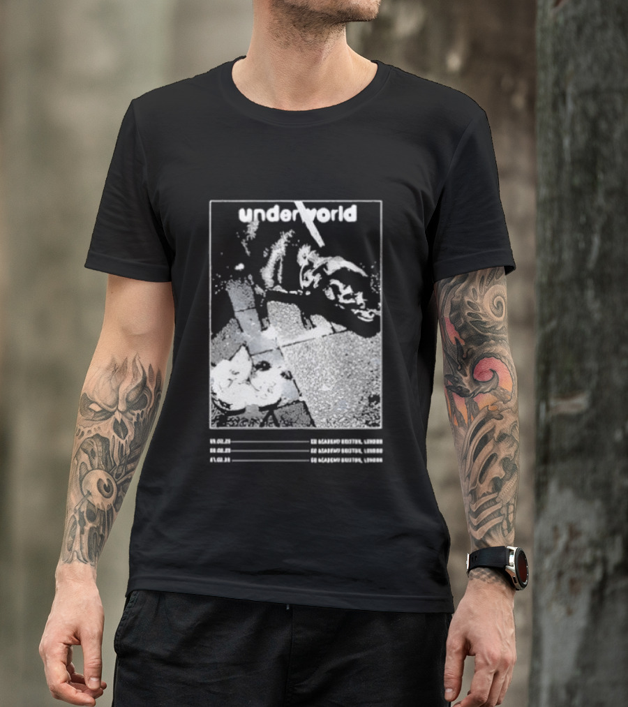 Underworld 2026 Tour Dates Event T-Shirt
