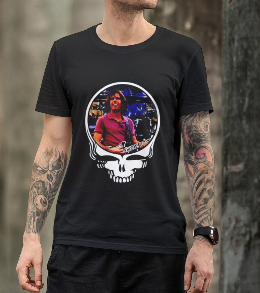 Bob Weir Grateful Dead Enjoying The Ride Skull T-Shirt