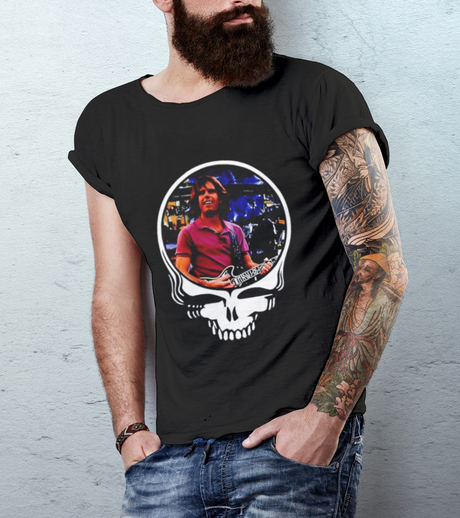 Bob Weir Grateful Dead Enjoying The Ride Skull T-Shirt