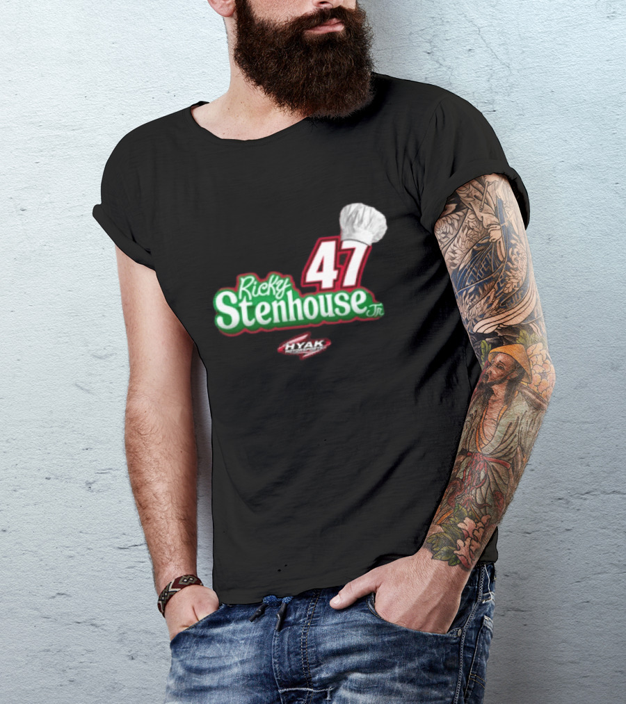 Ricky Stenhouse Jr 47 Chef Hat Hyak Chef Boyardee Racing T-Shirt