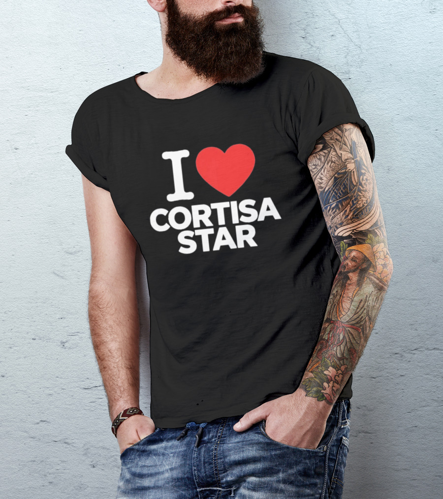I Love Cortisa Star Heart T-Shirt