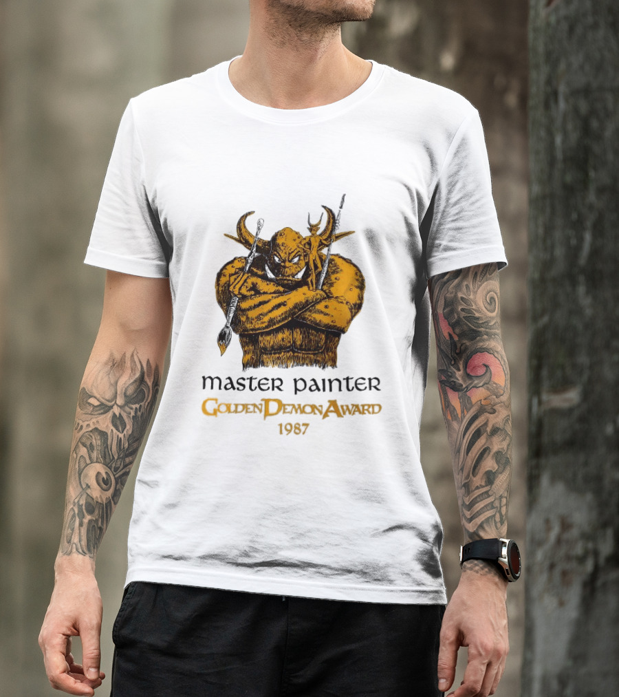 Master Painter Golden Demon Award 1987 Vintage Monster T-Shirt