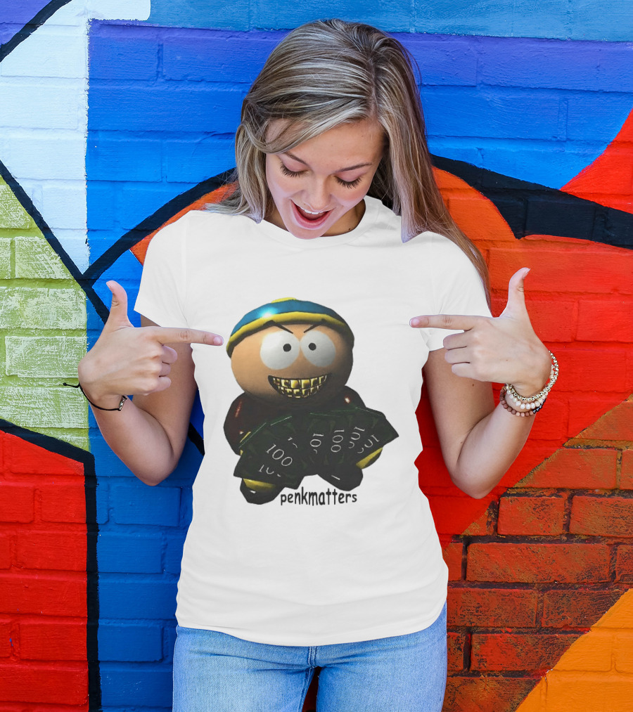 Eric Cartman Penkmatters Money Grinning South Park T-Shirt