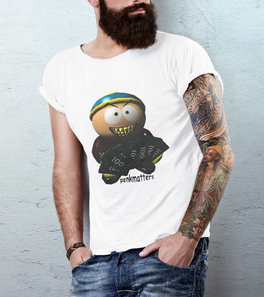 Eric Cartman Penkmatters Money Grinning South Park T-Shirt