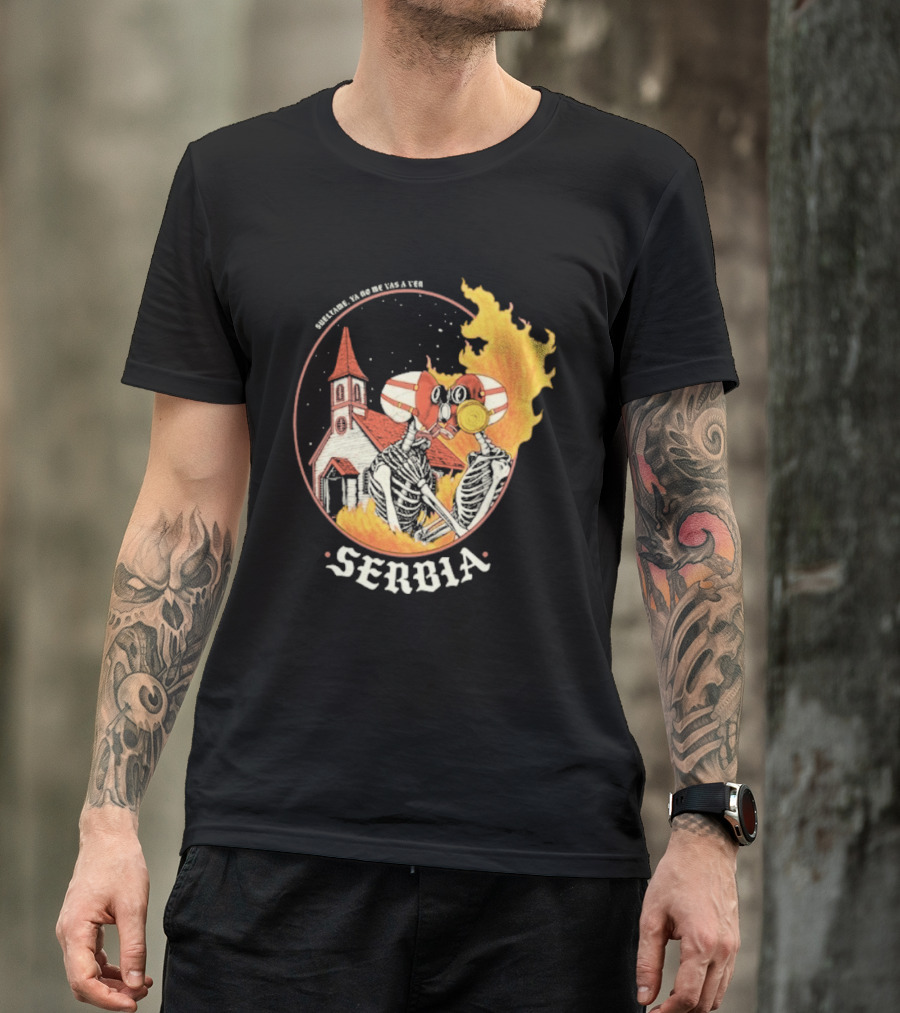 Amor De Verano Sueltame 2026 Serbia Church Fire T-Shirt