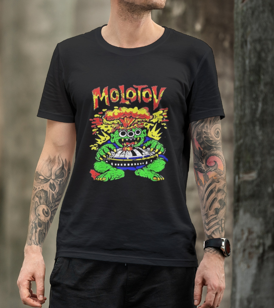 Molotov January 31 2026 Mexico Monster Art Explosion T-Shirt