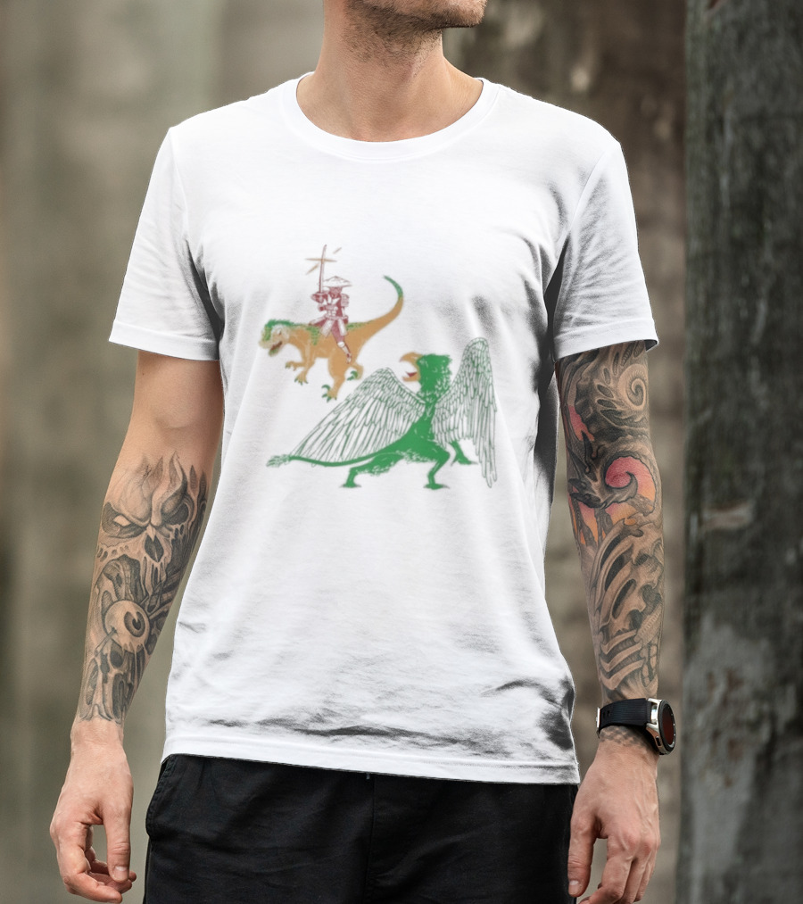 Jack Black Monster Tag Dinosaur And Griffin Fantasy T-Shirt