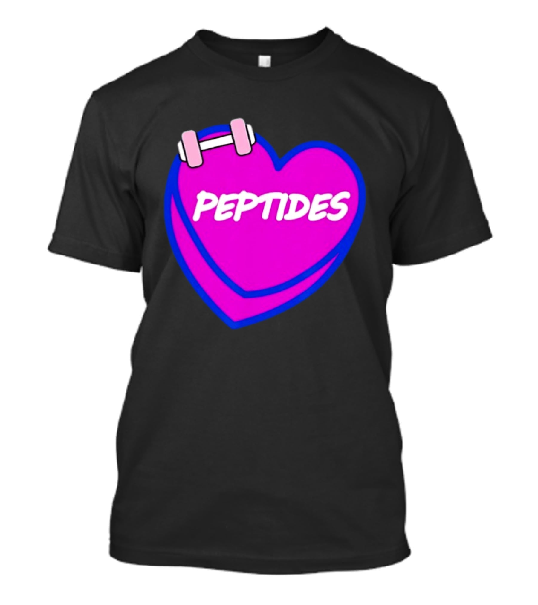 Valentines Day Sweet Hearts Love Peptides Candy Workout T-Shirt
