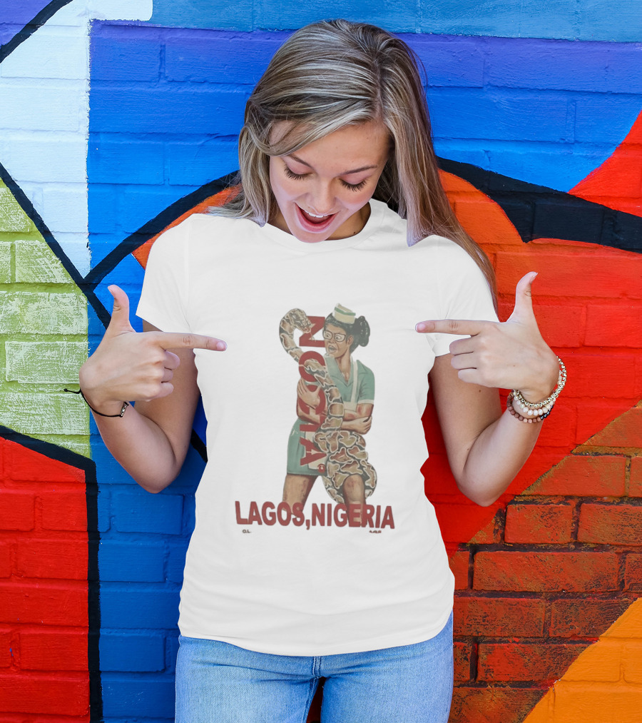 NOCTA Homecoming Lagos Nigeria Nurse Snake T-Shirt