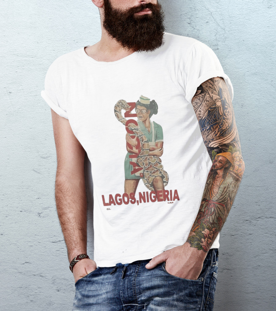 NOCTA Homecoming Lagos Nigeria Nurse Snake T-Shirt