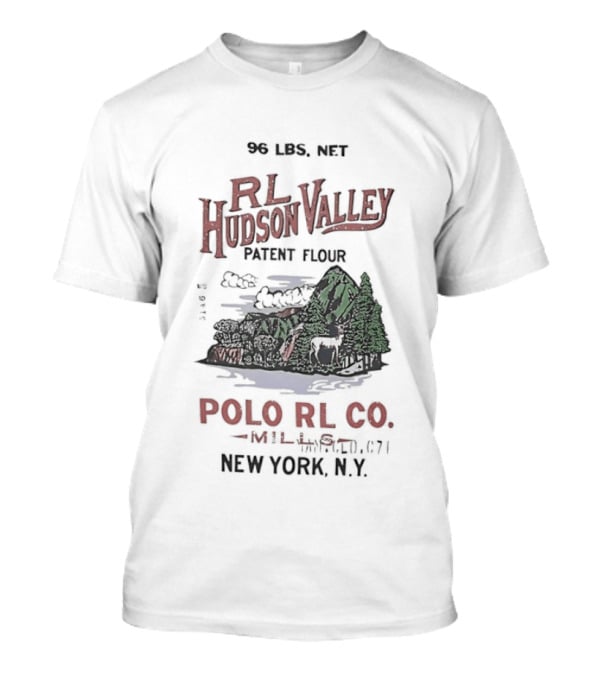 RL Hudson Valley Patent Flour Polo RL Co New York NY 50 LBS Net T-Shirt