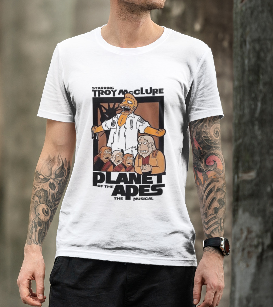 Starring Troy McClure Planet Of The Apes The Musical T-Shirt
