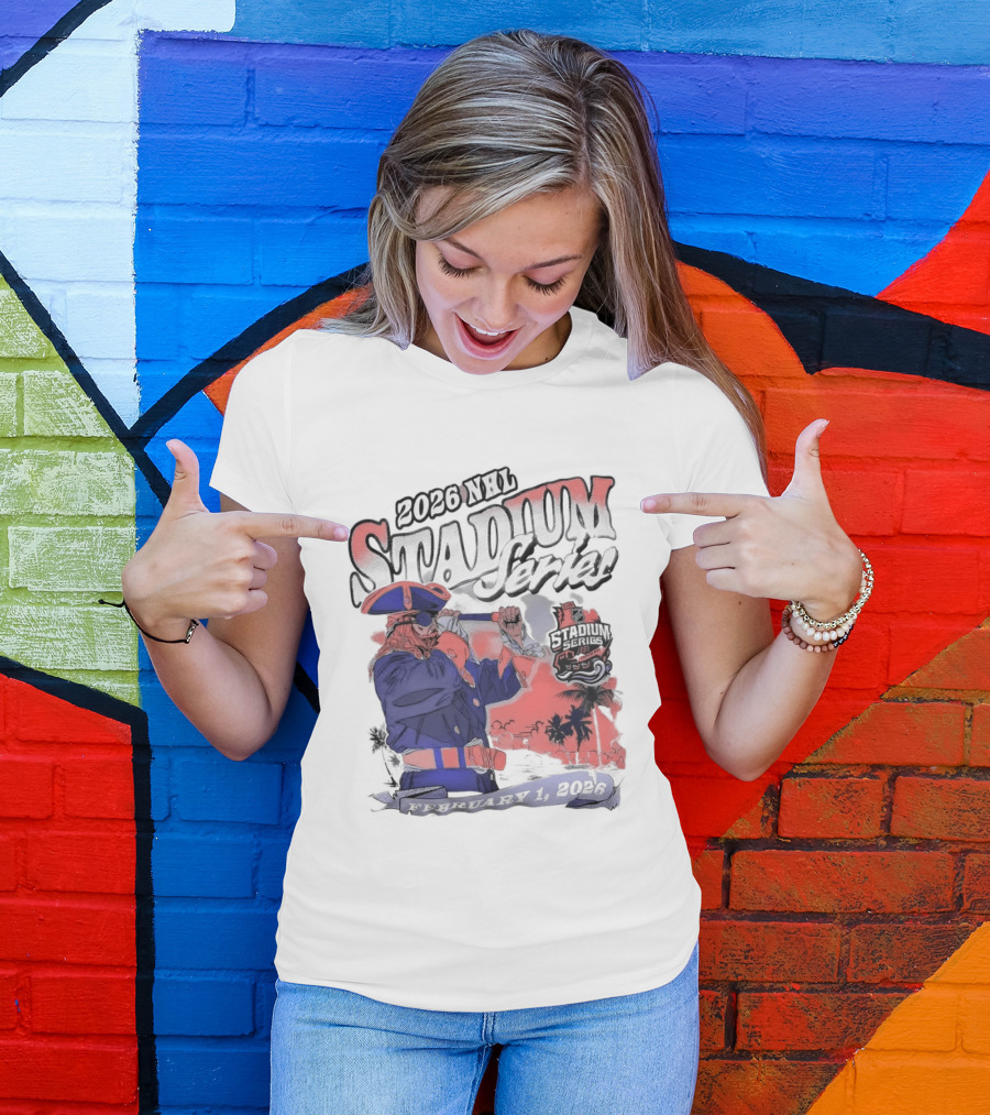 Tampa Bay Buccaneers Stadium Series 2026 Feb 1 Pirate Captain T-Shirt