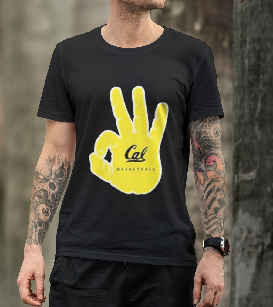 Cal Basketball Hand Sign California Golden Bears T-Shirt