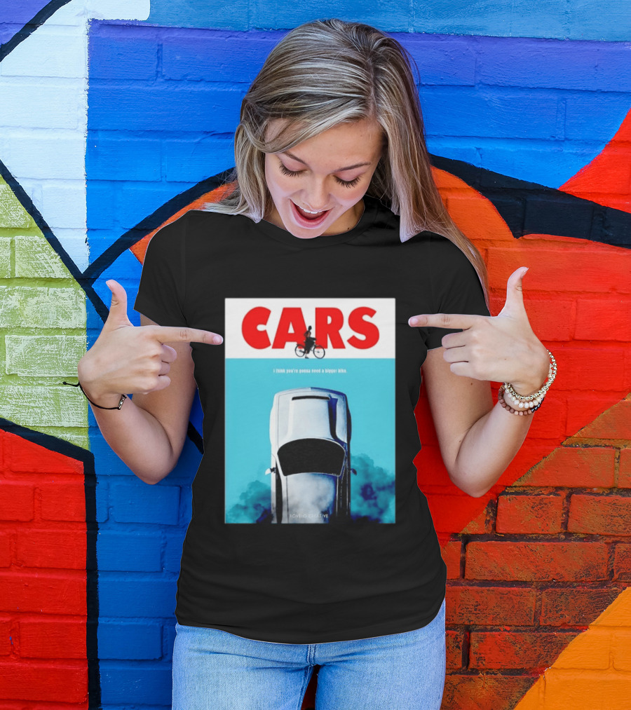 Cars I Think You're Gonna Need A Bigger Bike Jaws T-Shirt