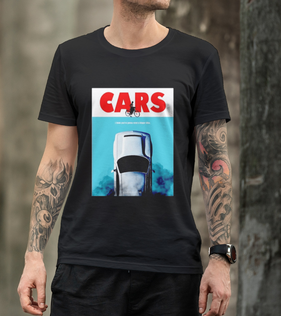 Cars I Think You're Gonna Need A Bigger Bike Jaws T-Shirt