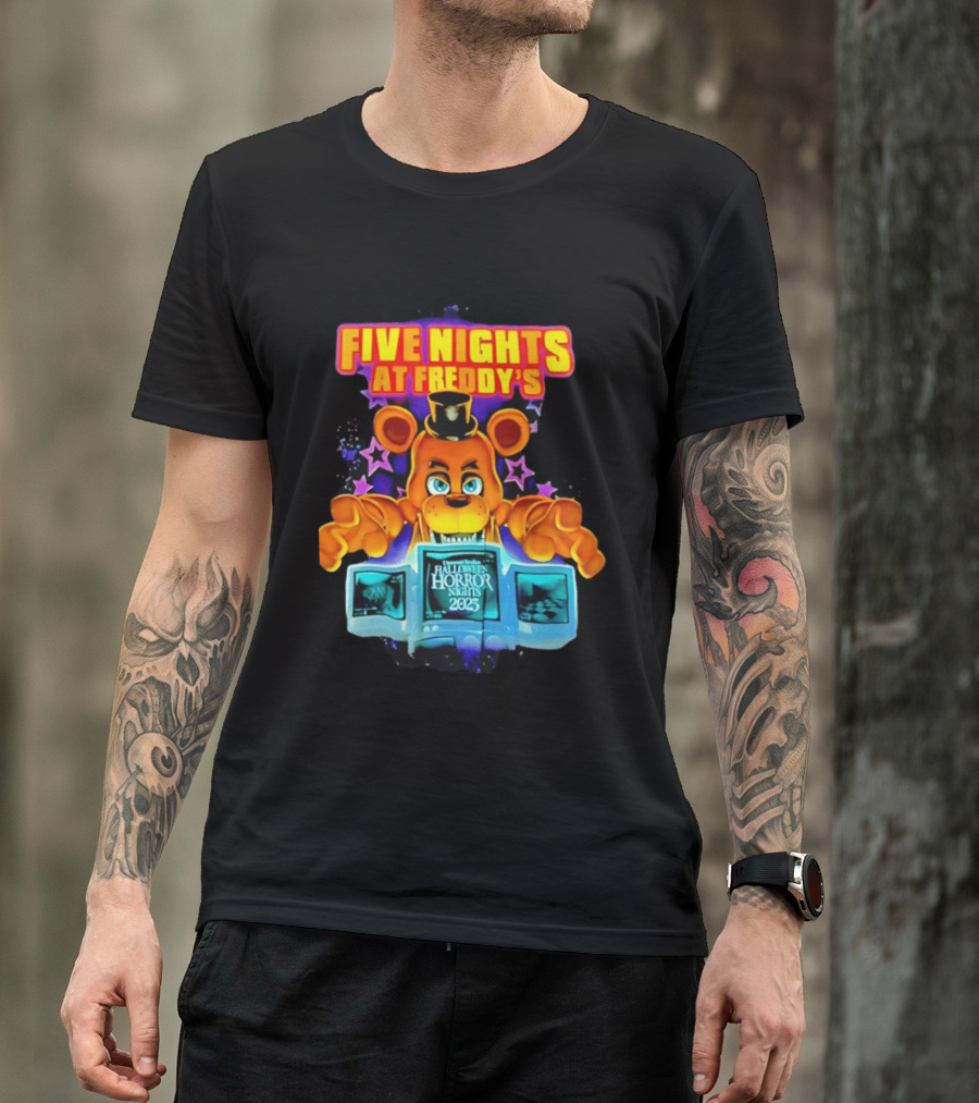 Five Nights At Freddy's Halloween Horror Nights 2025 Freddy Fazbear Animatronic T-Shirt