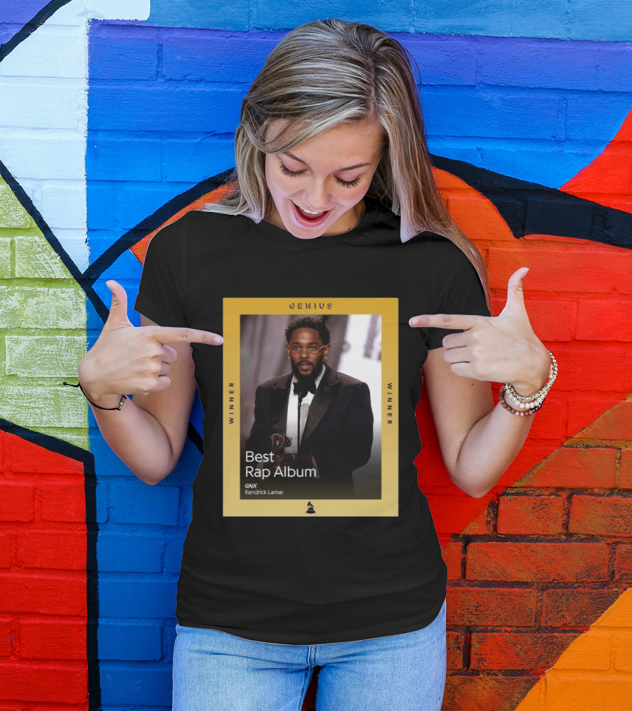 Genius Winner Kendrick Lamar Best Rap Album GNX T-Shirt