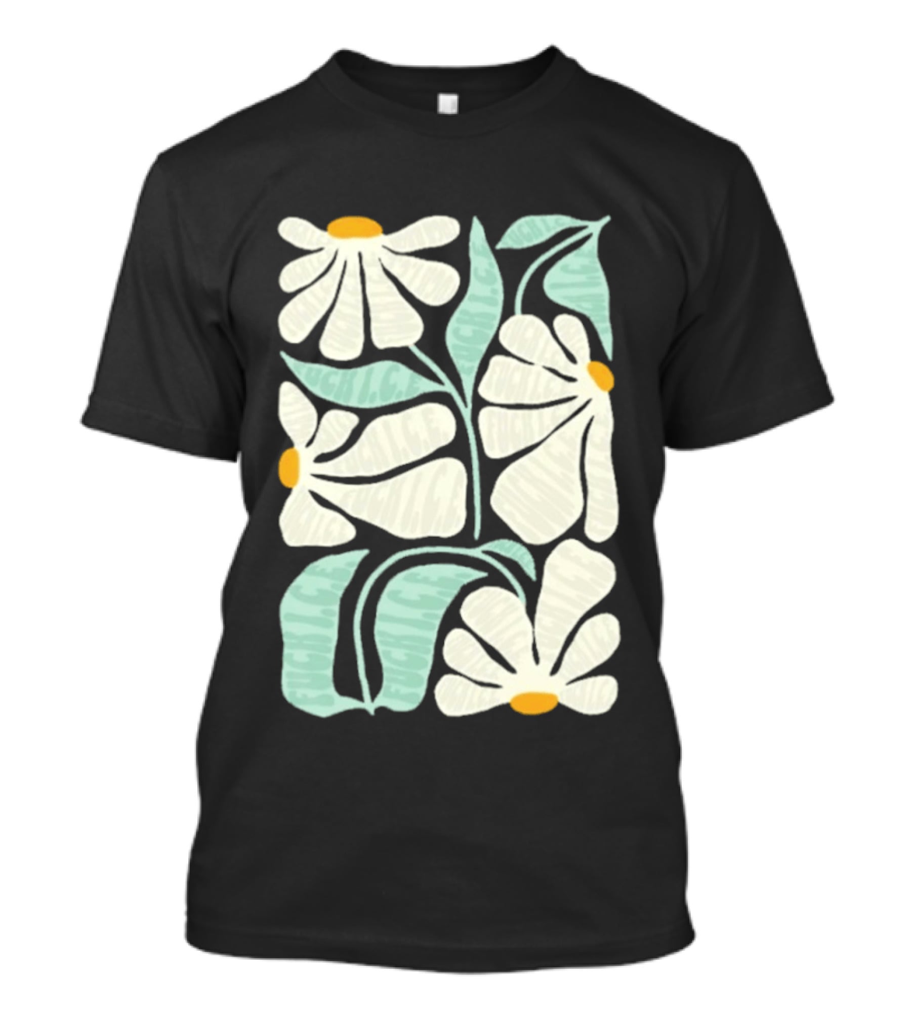 Subtle Ice Floral Fuck Blossoms T-Shirt