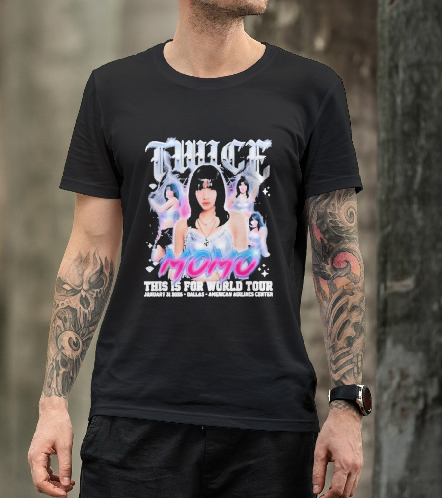 TWICE Momo This Is For World Tour August 17 2019 Kuala Lumpur Axiata Arena Concert T-Shirt